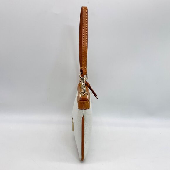 Dooney & Bourke White Pebble Grain Convertible Wristlet - Picture 3 of 11